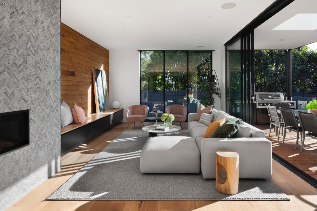 A beautifully styled luxury living room